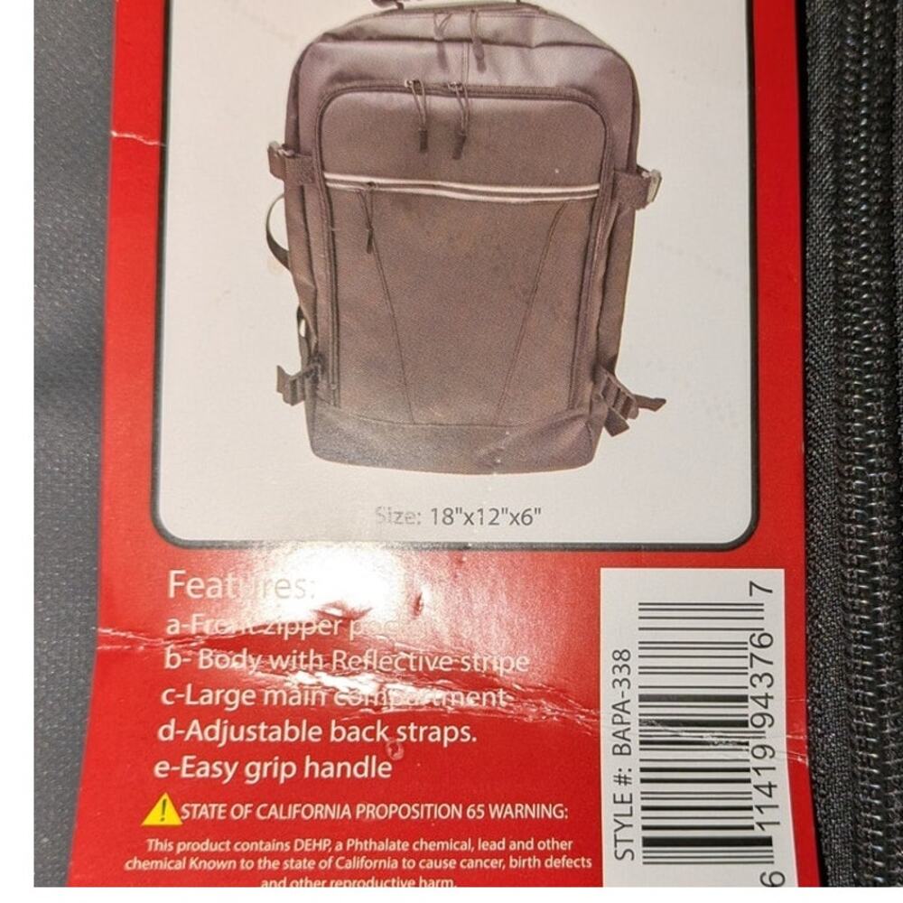 NWT Moda West Backpack - Picture 8 of 9